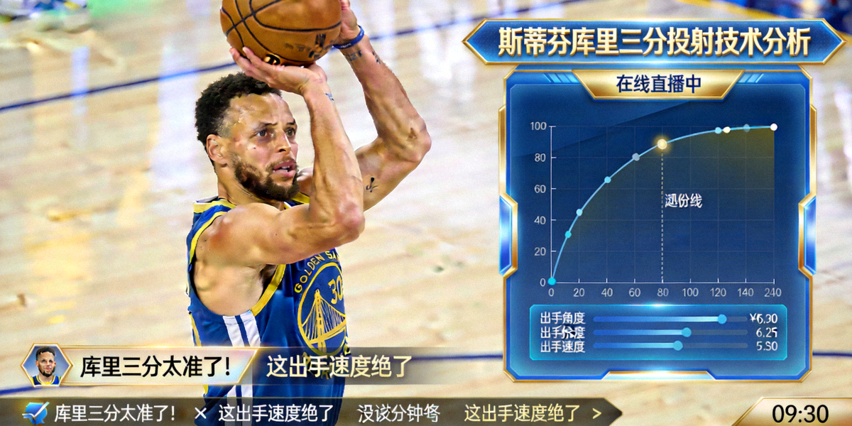 NBA球星斯蒂芬库里三分投射技术分析在线直播